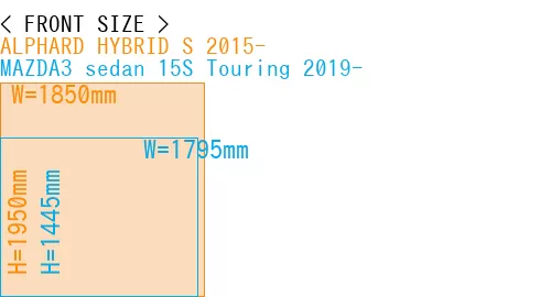 #ALPHARD HYBRID S 2015- + MAZDA3 sedan 15S Touring 2019-
